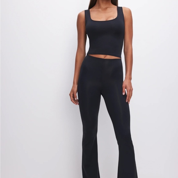 GOOD AMERICAN SCUBA SCOOP TANK IN BLACK - Picture 6 of 6